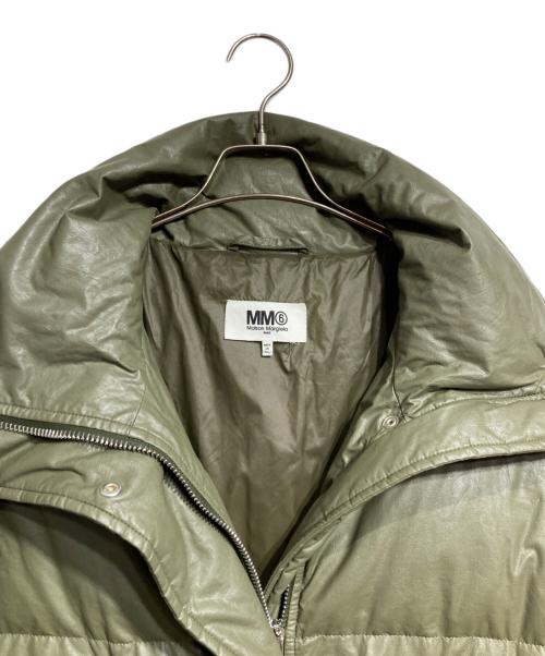 MM6 Maison Margiela（エムエムシックスメゾンマルジェラ）MM6 Maison Margiela (エムエムシックスメゾンマルジェラ) ナンバリングロゴパデッドジャケット カーキ サイズ:Mの古着・服飾アイテム