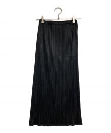 PLEATS PLEASE（プリーツプリーズ）の古着「BASICS プリーツスカート/Pleats Skirt」｜ブラック