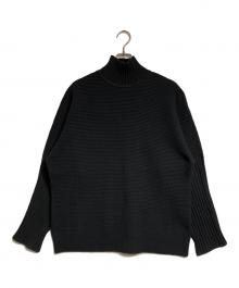HOMME PLISSE ISSEY MIYAKE（オム プリッセ イッセイ ミヤケ）の古着「RUSTIC KNIT/ラスティックニット」｜ブラック