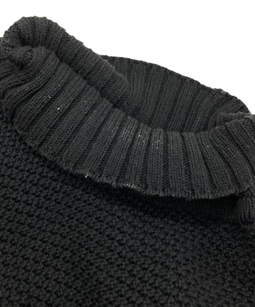 HOMME PLISSE ISSEY MIYAKE（オム プリッセ イッセイ ミヤケ）HOMME PLISSE ISSEY MIYAKE (オム プリッセ イッセイ ミヤケ) RUSTIC KNIT/ラスティックニット ブラック サイズ:ーの古着・服飾アイテム