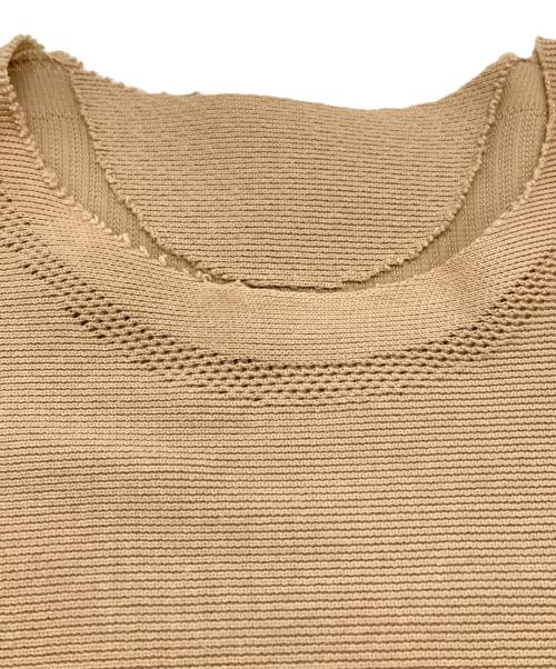 A-POC ABLE ISSEY MIYAKE（エイポック エイブル イッセイ ミヤケ）A-POC ABLE ISSEY MIYAKE (エイポック エイブル イッセイ ミヤケ) ロングスリーブカットソー/Long sleeve top ブラウン サイズ:1の古着・服飾アイテム