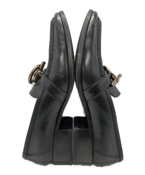 HERMES（エルメス）HERMES (エルメス) シェーヌダンクルローファー/Chaine d'Ancre Loafers ブラック サイズ:23.5㎝の古着・服飾アイテム