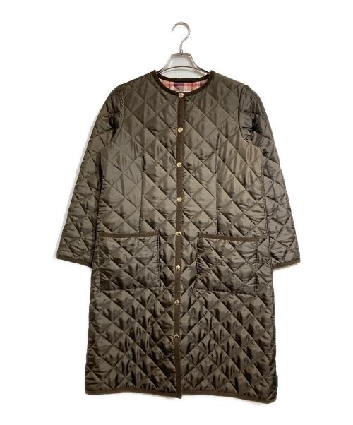 MACKINTOSH PHILOSOPHY（マッキントッシュ フィロソフィー）MACKINTOSH PHILOSOPHY (マッキントッシュ フィロソフィー) Traditional Weatherwear (トラディショナルウェザーウェア) ARKLEY LONGキルティングコート ブラウン サイズ:38の古着・服飾アイテム