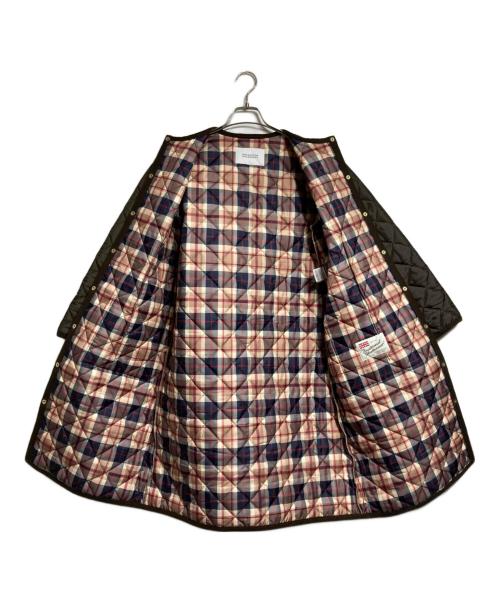 MACKINTOSH PHILOSOPHY（マッキントッシュ フィロソフィー）MACKINTOSH PHILOSOPHY (マッキントッシュ フィロソフィー) Traditional Weatherwear (トラディショナルウェザーウェア) ARKLEY LONGキルティングコート ブラウン サイズ:38の古着・服飾アイテム