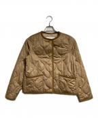 MACKINTOSH PHILOSOPHYマッキントッシュ フィロソフィー）の古着「キルティングショートジャケット/quilted short jacket」｜ブラウン