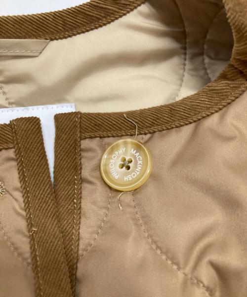 MACKINTOSH PHILOSOPHY（マッキントッシュ フィロソフィー）MACKINTOSH PHILOSOPHY (マッキントッシュ フィロソフィー) キルティングショートジャケット/quilted short jacket ブラウン サイズ:38の古着・服飾アイテム