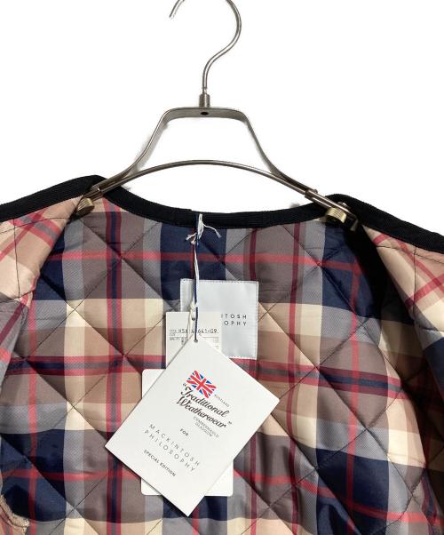 MACKINTOSH PHILOSOPHY（マッキントッシュ フィロソフィー）MACKINTOSH PHILOSOPHY (マッキントッシュ フィロソフィー) Traditional Weatherwear (トラディショナルウェザーウェア) ARKLEY LONGキルティングコート ブラック サイズ:36の古着・服飾アイテム