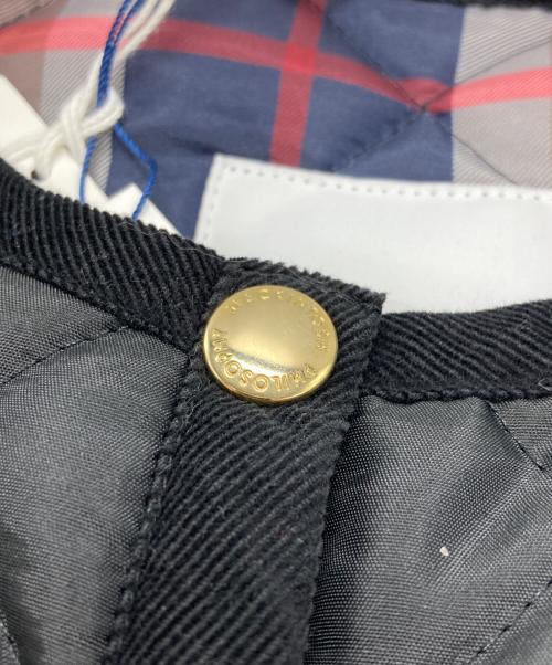 MACKINTOSH PHILOSOPHY（マッキントッシュ フィロソフィー）MACKINTOSH PHILOSOPHY (マッキントッシュ フィロソフィー) Traditional Weatherwear (トラディショナルウェザーウェア) ARKLEY LONGキルティングコート ブラック サイズ:36の古着・服飾アイテム