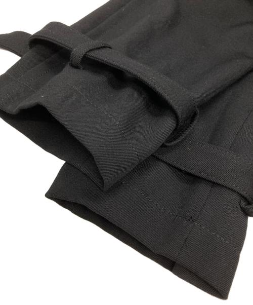 COMME des GARCONS HOMME PLUS（コムデギャルソンオムプリュス）COMME des GARCONS HOMME PLUS (コムデギャルソンオムプリュス) ファー切替ノーカラートレンチコート/Fur-trimmed collarless trench coat ブラック サイズ:Lの古着・服飾アイテム