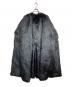 中古・古着 COMME des GARCONS HOMME PLUS (コムデギャルソンオムプリュス) ファー切替ノーカラートレンチコート/Fur-trimmed collarless trench coat ブラック サイズ:L：90000円