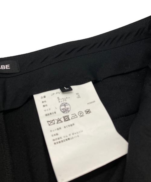JUNYA WATANABE（ジュンヤワタナベ）JUNYA WATANABE (ジュンヤワタナベ) ウールギャバジンバギースラックス/Wool Gabardine Baggy Slacks ブラック サイズ:Ｌの古着・服飾アイテム