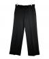 JUNYA WATANABE（ジュンヤワタナベ）の古着「ウールギャバジンバギースラックス/Wool Gabardine Baggy Slacks」｜ブラック