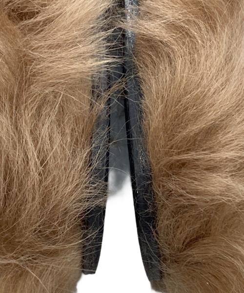 GUCCI（グッチ）GUCCI (グッチ) 鬼UFO刺繍プリンスタウンファーミュール ブラック サイズ:7.5の古着・服飾アイテム