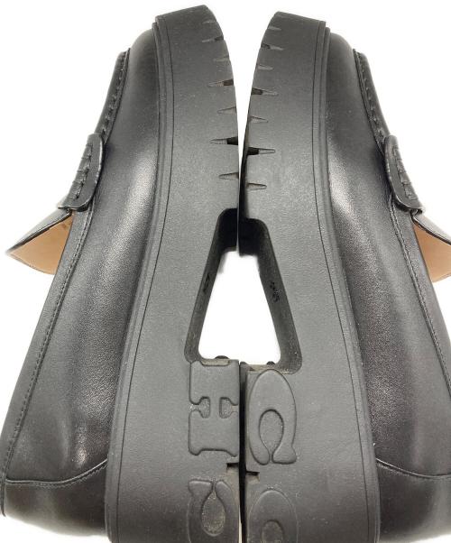 COACH（コーチ）COACH (コーチ) ルーシーローファー/Lucy Loafer ブラック サイズ:24㎝の古着・服飾アイテム