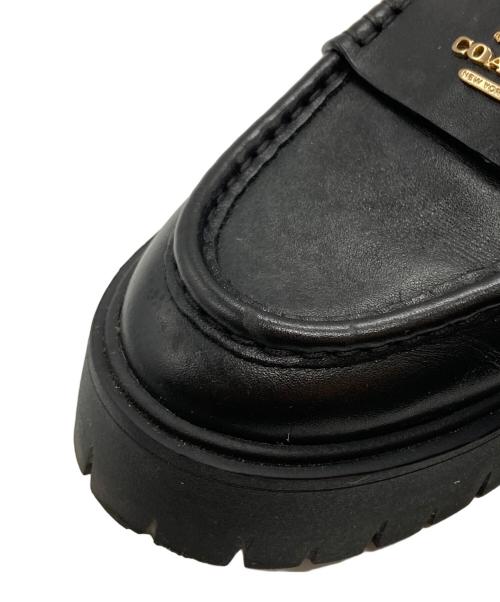 COACH（コーチ）COACH (コーチ) ルーシーローファー/Lucy Loafer ブラック サイズ:24㎝の古着・服飾アイテム