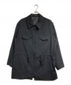 Yohji Yamamoto pour hommeヨウジヤマモト プールオム）の古着「Waist String Blouson/ウエストストリングブルゾン」｜ブラック