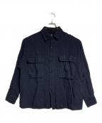 KAPTAIN SUNSHINEキャプテンサンシャイン）の古着「Field Shirt Jacket/フィールドシャツジャケット」｜ネイビー