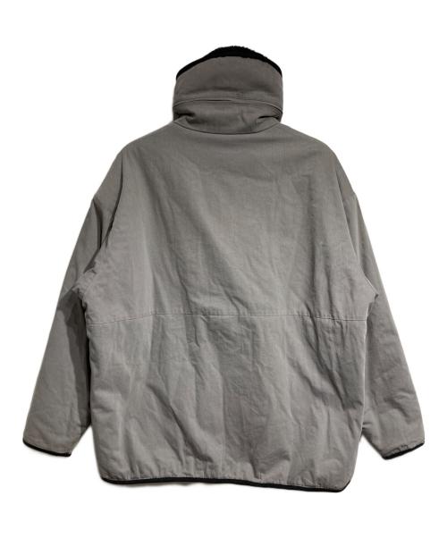 is-ness（イズネス）is-ness (イズネス) Graphpaper (グラフペーパー) Reversible Fleece Jacket/リバーシブルフリースジャケット グレー サイズ:Freeの古着・服飾アイテム