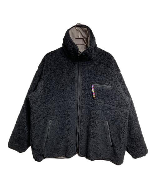 is-ness（イズネス）is-ness (イズネス) Graphpaper (グラフペーパー) Reversible Fleece Jacket/リバーシブルフリースジャケット グレー サイズ:Freeの古着・服飾アイテム