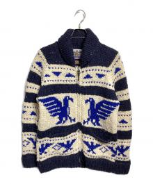 KANATA（カナタ）の古着「カウチンニットカーディガン/Cowichan knit cardigan」｜ネイビー