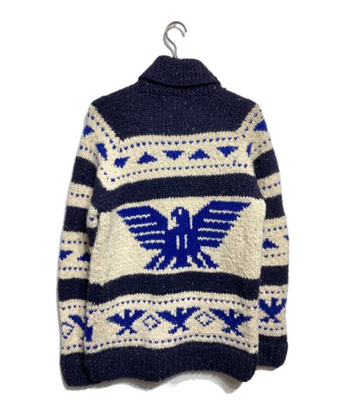 KANATA（カナタ）KANATA (カナタ) カウチンニットカーディガン/Cowichan knit cardigan ネイビー サイズ:－の古着・服飾アイテム