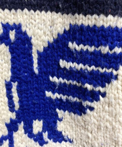 KANATA（カナタ）KANATA (カナタ) カウチンニットカーディガン/Cowichan knit cardigan ネイビー サイズ:－の古着・服飾アイテム