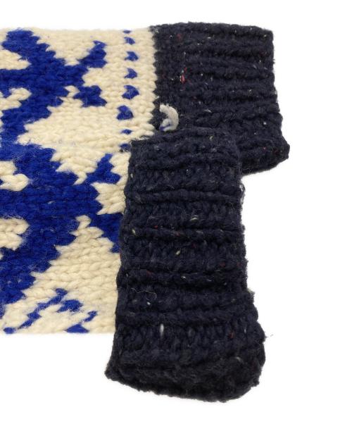 KANATA（カナタ）KANATA (カナタ) カウチンニットカーディガン/Cowichan knit cardigan ネイビー サイズ:－の古着・服飾アイテム