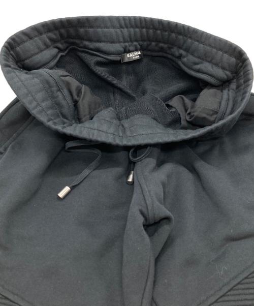 BALMAIN（バルマン）BALMAIN (バルマン) スウェットバイカーパンツ/Sweat biker pants ブラック サイズ:Sの古着・服飾アイテム