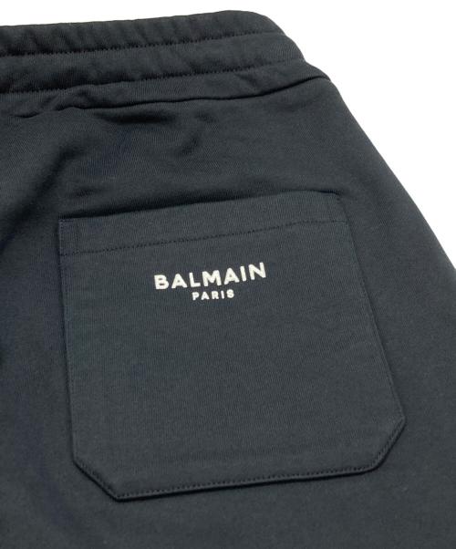 BALMAIN（バルマン）BALMAIN (バルマン) スウェットバイカーパンツ/Sweat biker pants ブラック サイズ:Sの古着・服飾アイテム