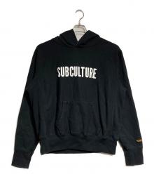 Subculture（サブカルチャー）の古着「プルオーバーパーカー/Pullover Hoodie」｜ブラック