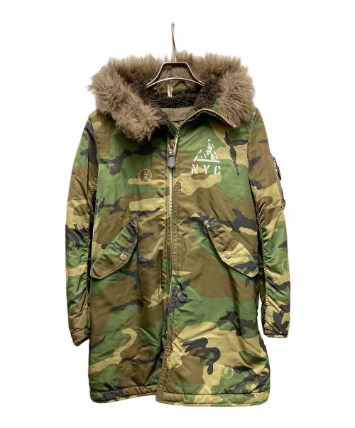 Hysteric Glamour（ヒステリックグラマー）Hysteric Glamour (ヒステリックグラマー) N-3Bタイプコート グリーン サイズ:Sの古着・服飾アイテム