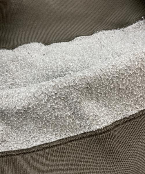 RRL（ダブルアールエル）RRL (ダブルアールエル) ロゴプリント後付けフーディー/parka グレー サイズ:Ｌの古着・服飾アイテム