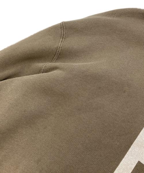 RRL（ダブルアールエル）RRL (ダブルアールエル) ロゴプリント後付けフーディー/parka グレー サイズ:Ｌの古着・服飾アイテム