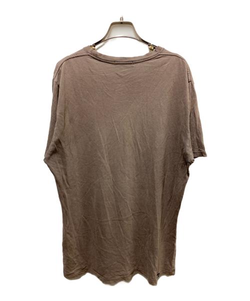 Hysteric Glamour（ヒステリックグラマー）Hysteric Glamour (ヒステリックグラマー) ヒスガールプリントTシャツ グレー サイズ:Lの古着・服飾アイテム