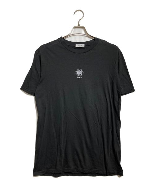 RIER（リア）RIER (リア) プリントTシャツ/Graphic T-shirt ブラック サイズ:Lの古着・服飾アイテム