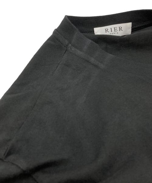 RIER（リア）RIER (リア) プリントTシャツ/Graphic T-shirt ブラック サイズ:Lの古着・服飾アイテム