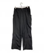 san san gearサンサンギア）の古着「BIG POCKET PANTS/ビッグポケットパンツ」｜ブラック