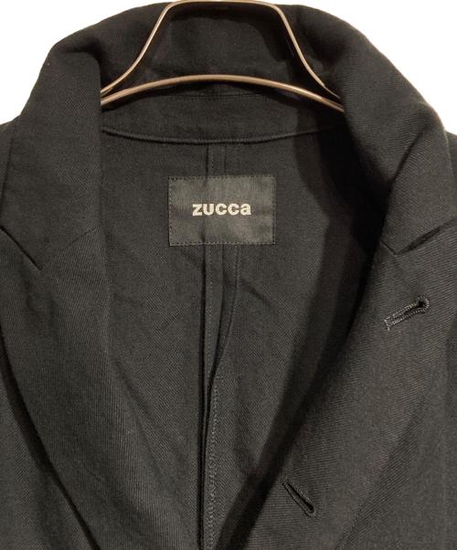 ZUCCA（ズッカ）ZUCCA (ズッカ) ウールコットン縮絨ジャケット/ Wool-Cotton Boiled Jacket ブラック サイズ:Ｍの古着・服飾アイテム