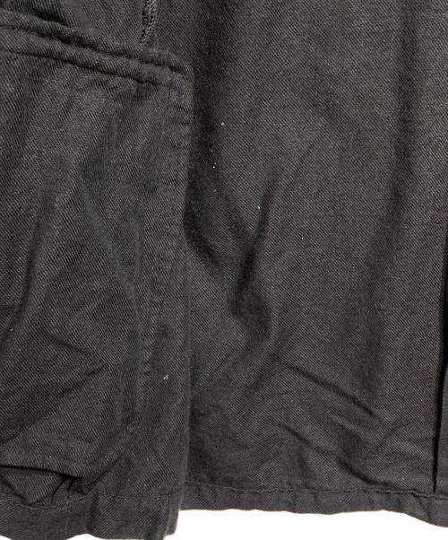 ZUCCA（ズッカ）ZUCCA (ズッカ) ウールコットン縮絨ジャケット/ Wool-Cotton Boiled Jacket ブラック サイズ:Ｍの古着・服飾アイテム