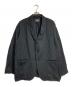 ZUCCA（ズッカ）の古着「ウールコットン縮絨ジャケット/ Wool-Cotton Boiled Jacket」｜ブラック
