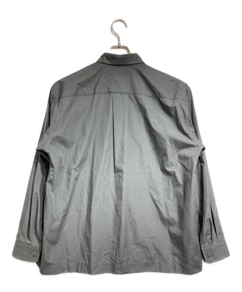 ISSEY MIYAKE MEN（イッセイミヤケメン）ISSEY MIYAKE MEN (イッセイミヤケメン) TEXTURED SHIRT/テクスチャードシャツ グレー サイズ:2の古着・服飾アイテム