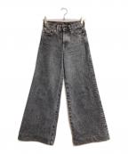 DIESELディーゼル）の古着「1978 D-AKEMIワイドレッグデニムパンツ/Denim Pants」｜ブラック