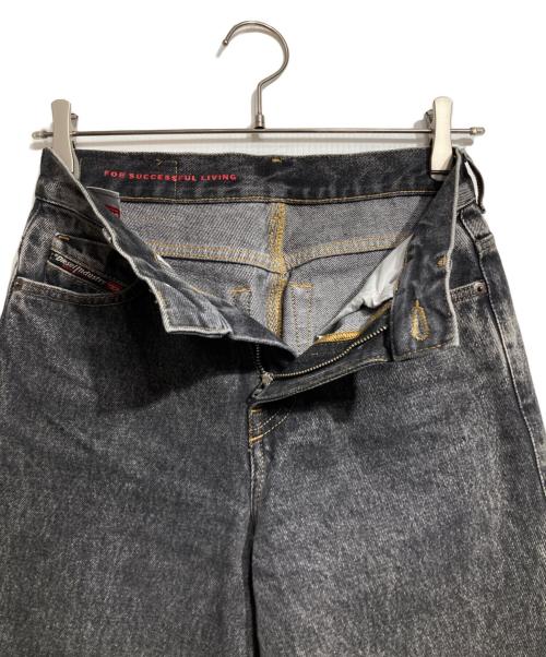 DIESEL（ディーゼル）DIESEL (ディーゼル) 1978 D-AKEMIワイドレッグデニムパンツ/Denim Pants ブラック サイズ:W24の古着・服飾アイテム