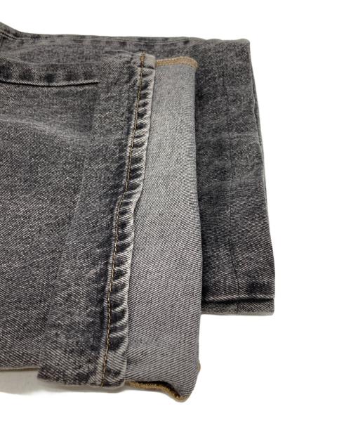 DIESEL（ディーゼル）DIESEL (ディーゼル) 1978 D-AKEMIワイドレッグデニムパンツ/Denim Pants ブラック サイズ:W24の古着・服飾アイテム
