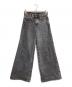 DIESEL（ディーゼル）の古着「1978 D-AKEMIワイドレッグデニムパンツ/Denim Pants」｜ブラック