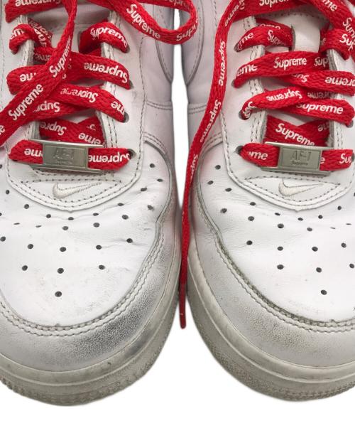 NIKE（ナイキ）NIKE (ナイキ) Supreme (シュプリーム) ローカットスニーカー ホワイト サイズ:24.5cmの古着・服飾アイテム