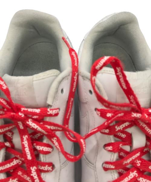 NIKE（ナイキ）NIKE (ナイキ) Supreme (シュプリーム) ローカットスニーカー ホワイト サイズ:24.5cmの古着・服飾アイテム