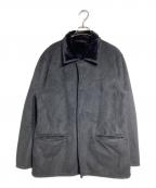 ARMANI COLLEZIONIアルマーニ コレツィオーニ）の古着「フェイクムートンジャケット/faux shearling jacket」｜ブラック