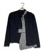 Y'sワイズ）の古着「レイヤードシャツ/Layered Shirt」｜ブラック