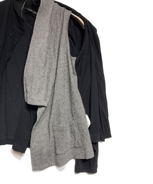 Y's（ワイズ）Y's (ワイズ) レイヤードシャツ/Layered Shirt ブラック サイズ:2の古着・服飾アイテム
